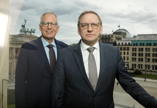 Dr. Henning Ehlers und Franz-Josef Holzenkamp