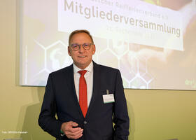 Präsident Franz-Josef Holzenkamp bei der Mitgliederversammlung 2021